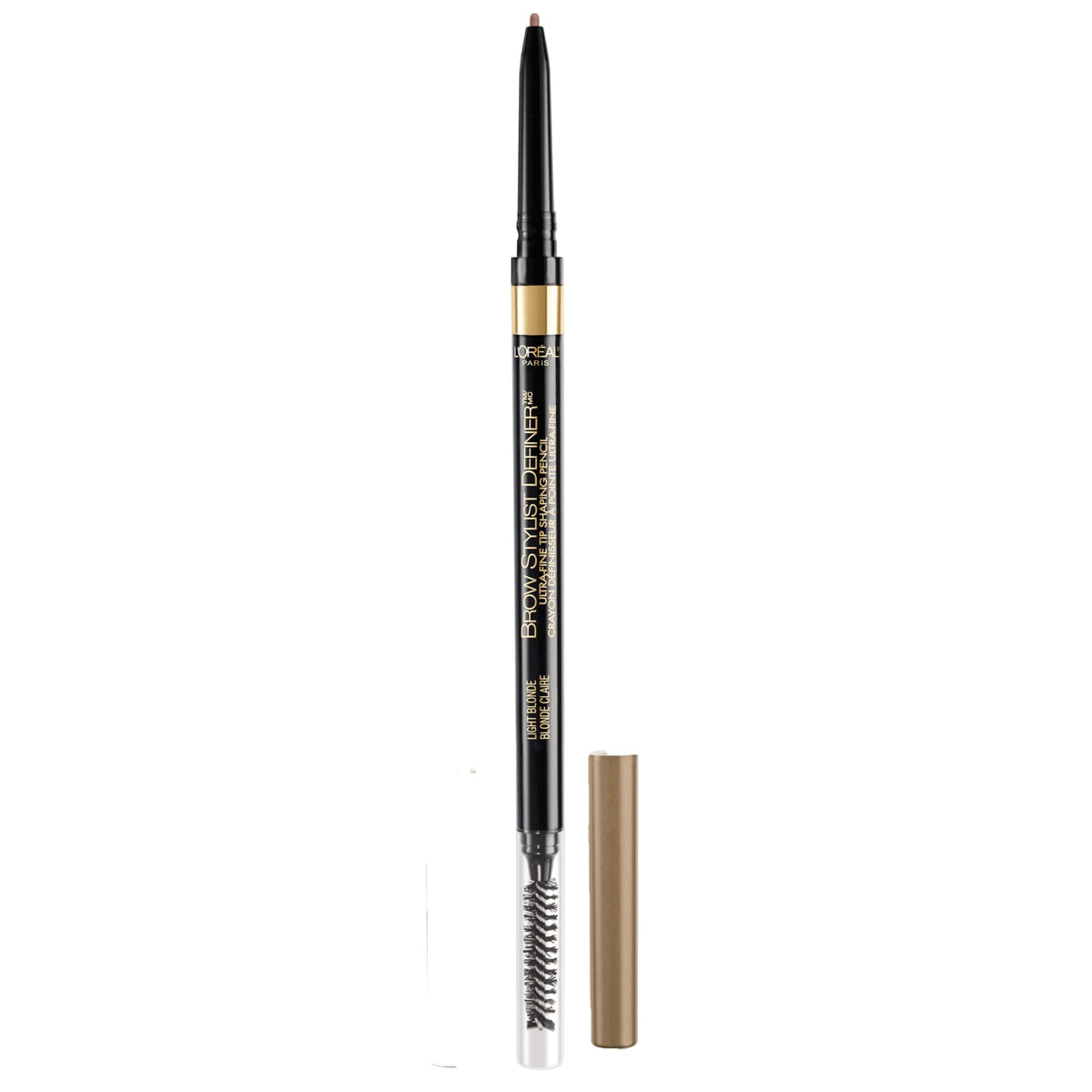 L'Oreal Paris Makeup Brow Definer Waterproof Eyebrow Pencil, Ultra-Fine Mechanical Pencil, Draws Tiny Brow Hairs and Fills in Sparse Areas and Gaps