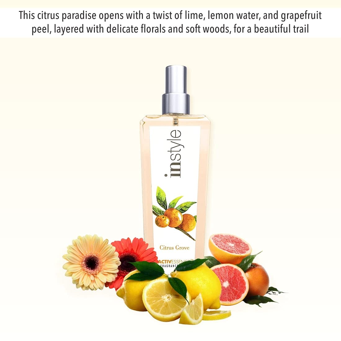 Instyle Activessence Body Spray | Citrus Grove | Women’s Body Spray | 8 Fluid Ounces Beauty & Personal Care Instyle Fragrances