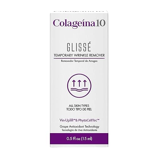 Colageina 10 Glissé Temporary Wrinkle Remover - Powered by Vin-Uplift & PhytoCellTec - Reduce Fine Lines and Wrinkles in 90 seconds for up to 8 Hours Beauty & Personal Care Colageina 10