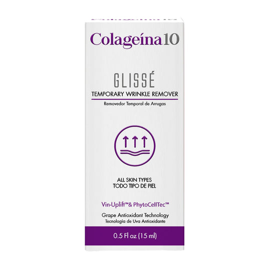 Colageina 10 Glissé Temporary Wrinkle Remover - Powered by Vin-Uplift & PhytoCellTec - Reduce Fine Lines and Wrinkles in 90 seconds for up to 8 Hours Beauty & Personal Care Colageina 10