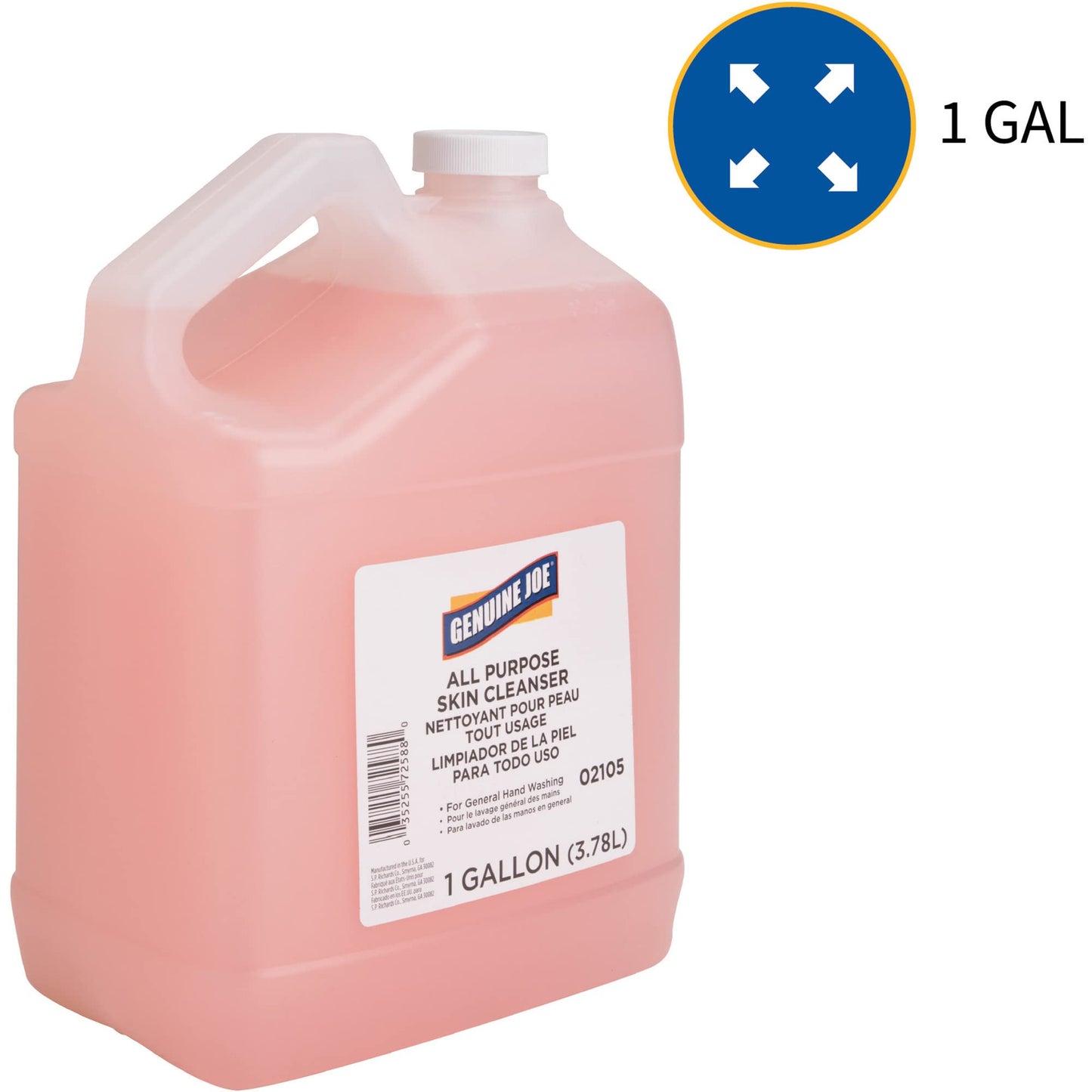 Genuine Joe Liquid Hand Soap with Skin Conditioner, 1 gallon Bottle, Pink Beauty & Personal Care Genuine Joe
