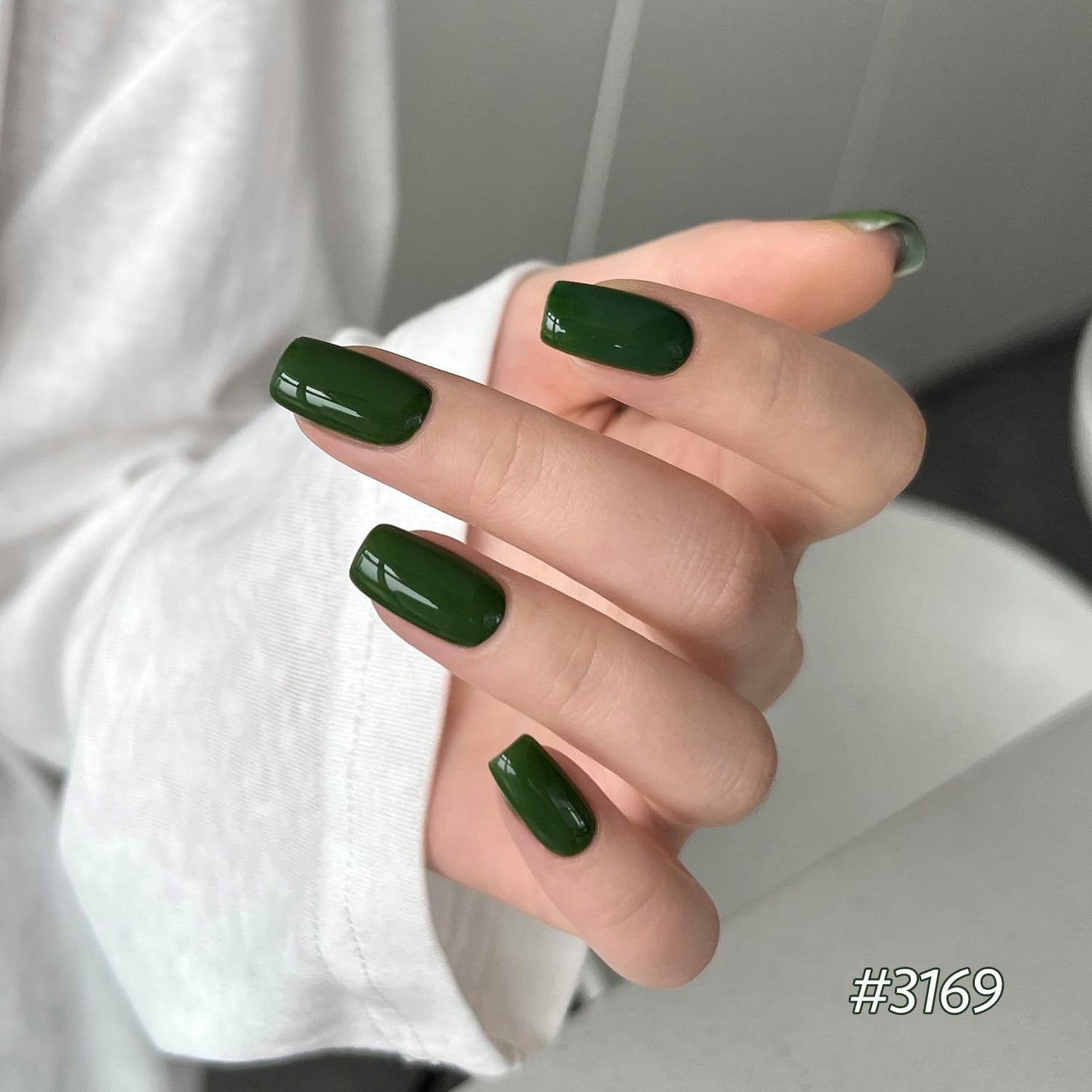 GAOY Jade Green Gel Nail Polish Set, Mint, Moss, and Emerald Shades Beauty and Personal Care GAOY