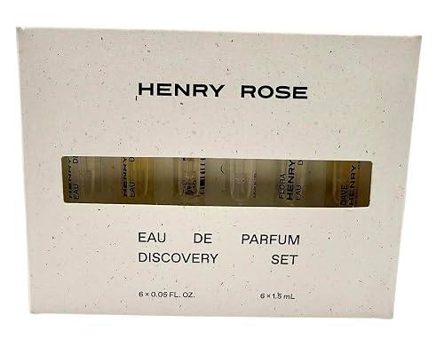 Henry Rose Eau de Parfum Discovery Set - 6 x 0.05 fl oz / 1.5 ml Spray Vials | Dave, Flora Carnivora, Jake’s House, Queens & Monsters, Torn, Windows Beauty & Personal Care Henry Rose