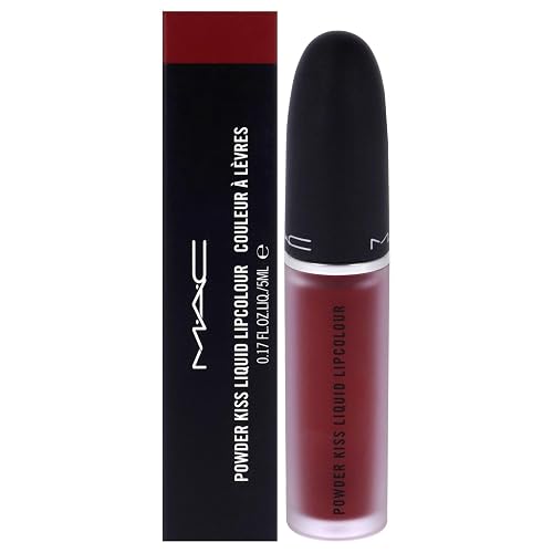 Powder Kiss Liquid Lipcolor - 975 Ruby Boo by MAC for Women - 0.17 oz Lipstick Beauty & Personal Care MAC