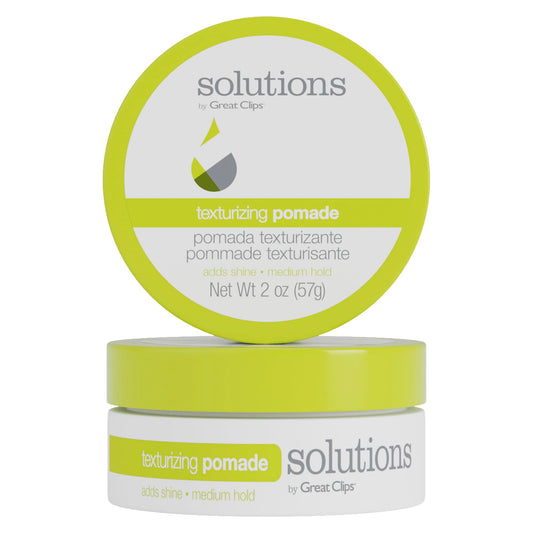 GREAT CLIPS Solutions Texturizing Pomade, 2oz |Light-to-Medium Hold Hair Styling Aid | Provides Natural Shine Beauty & Personal Care GREAT CLIPS