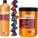 KAYPRO Collagen Special Care Shampoo & Mask 1000ml Set - Italian (Anti-Aging Hair Care Set with Collagen for Protein Balance, Hydration & Hair Beauty & Personal Care KAYPRO
