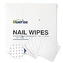 BLUERISE Lint Free Nail Wipes Nail Polish Remover Pads Soft Absorbable Eyelash Extension Glue Cleaning Wipes White 1200pcs Beauty & Personal Care BLUERISE