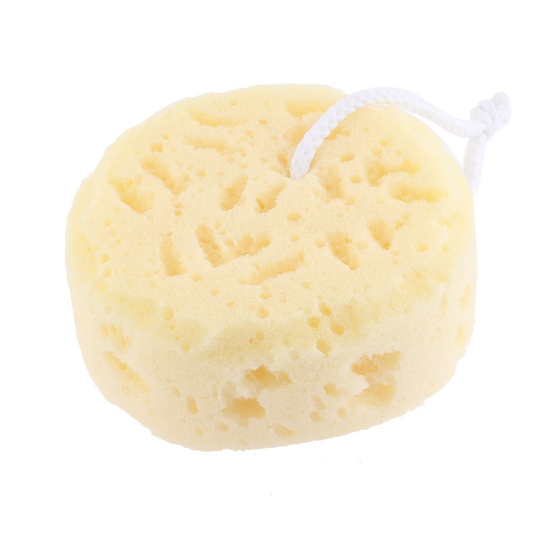 Ruilogod Bath Shower Bubble Round Soft Body Wash Puff Sponge Yellow (id: 116 b40 67c 8b8 690 Beauty and Personal Care Ruilogod
