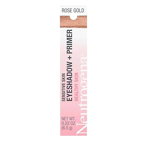 Neutrogena Sensitive Skin Eyeshadow + Primer, a Longwearing, 2-in-1 Metallic Eyeshadow for Sensitive Skin with Pro-Vitamin B5, Lightweight Beauty & Personal Care Neutrogena