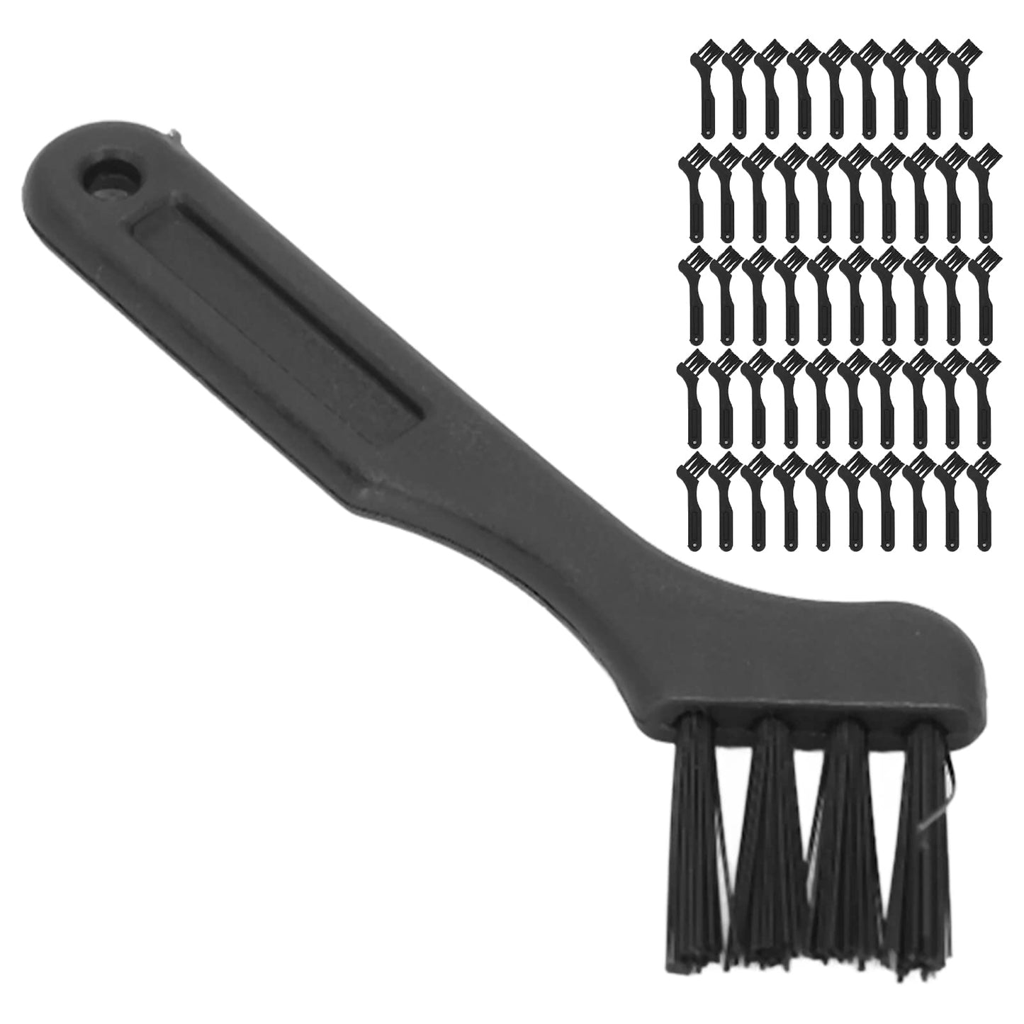 Mini Shaver Cleaning Brush, 50pcs Electric Shaver Cleaning Brush Hair Remover for Computer Keyboard Home Appliances Small Crevice Brush Beauty and Personal Care Semme