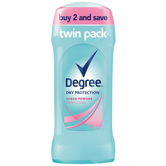 Degree Antiperspirant Deodorant 48-Hour Sweat and Odor Protection Sheer Powder Antiperspirant for Women 2.6 oz, 6 Twin Packs Beauty and Personal Care Degree