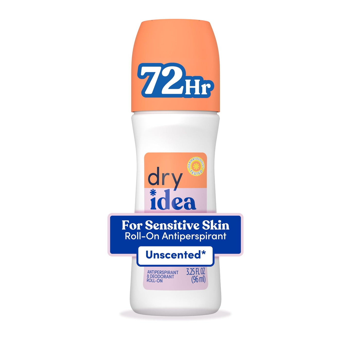 Dry Idea Unscented Roll On Deodorant & Antiperspirant for Women - Hypoallergenic for Sensitive Skin, 2X Longer Sweat Protection*, 72Hr Odor Beauty and Personal Care Dry Idea