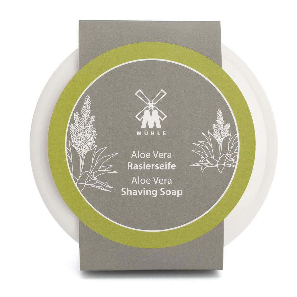 MÜHLE SHAVE CARE Porcelain Dish incl. Aloe Vera Shaving Soap 65g Beauty and Personal Care MÜHLE