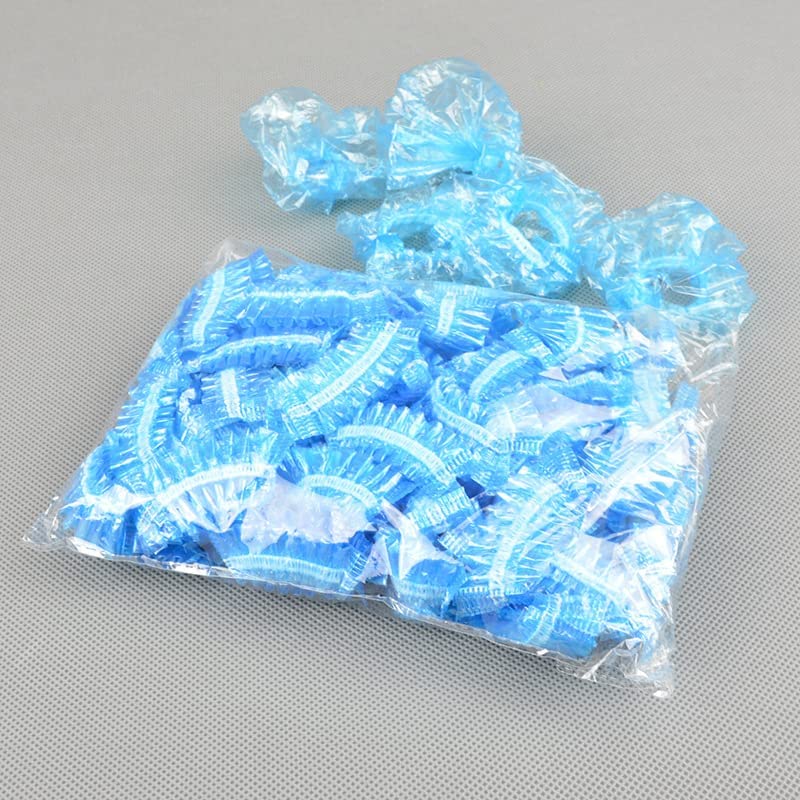 100 PCS Disposable Ear Covers for Shower - Waterproof Elastic Ear Shower Caps Hair Salon Care Ear Protector for Shower Hair Dye (4 colours Beauty and Personal Care Roontin