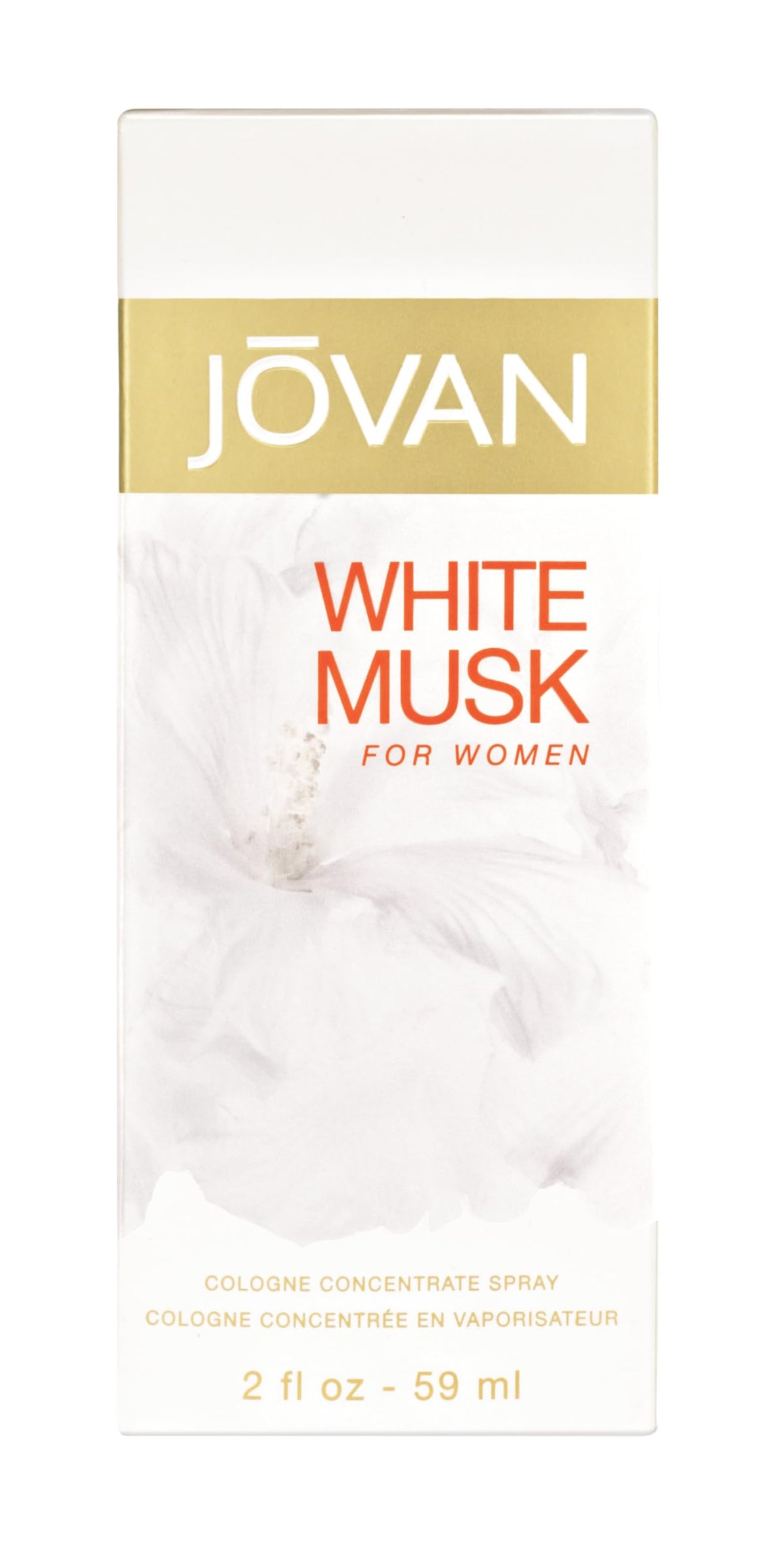 Jovan White Musk for Women Eau de Cologne Spray 2 fl oz (Pack of 1), Notes of Jasmine, Musk, and Amber, Women's Fragrance, Long Lasting, Everyday Beauty & Personal Care Jovan