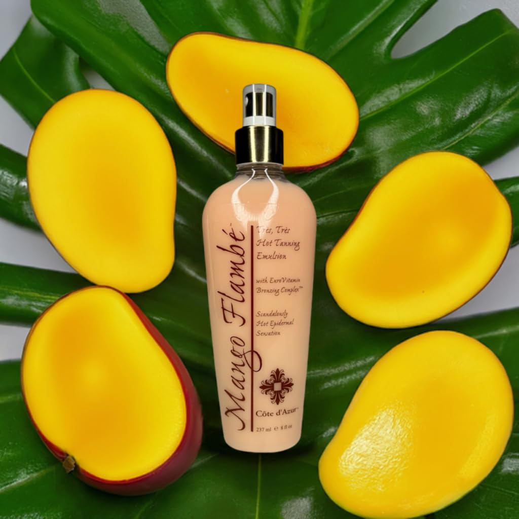 John Abate Mango Flambe Tres Tres Hot Tanning Accelerator 8 Oz. Beauty & Personal Care John Abate