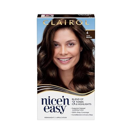 Clairol Nice 'n Easy Permanent Color,[4] Dark Brown, 1 Count Beauty & Personal Care Clairol
