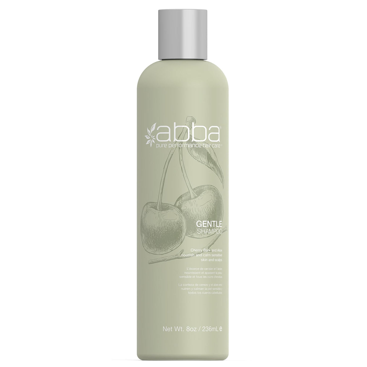 ABBA Gentle Shampoo, Cherry Bark & Aloe, 8 Fl Oz Beauty & Personal Care ABBA