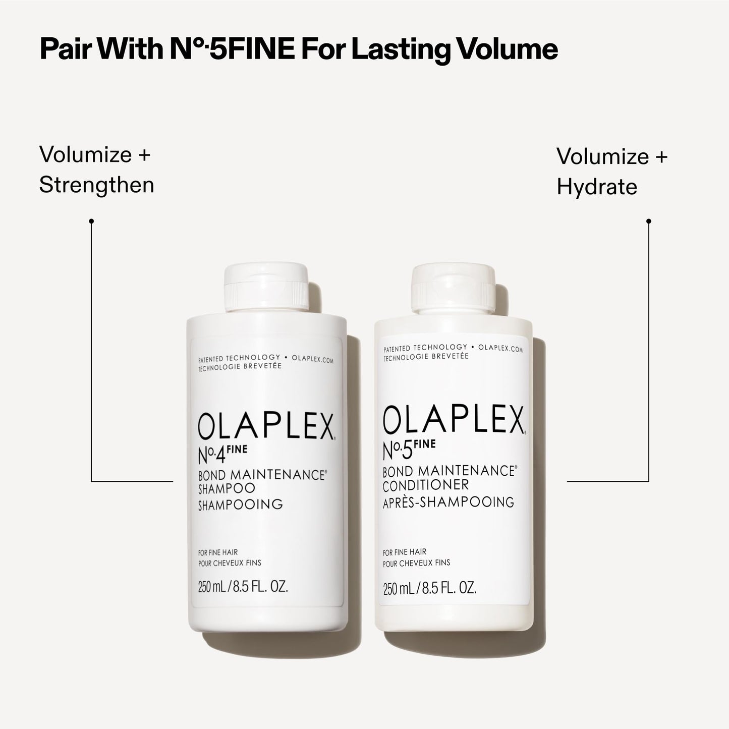 Olaplex Nº. 4 FINE Bond Maintenance Shampoo: Volumize & Strengthen | Gently Cleanse & Non Stripping | For Coily, Curly, Straight, and Wavy, 250 mL Beauty & Personal Care Olaplex