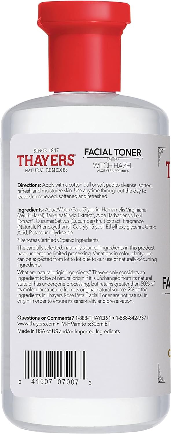 Thayer Cucumber Witch Hazel with Aloe Vera Formula, 12 Fluid Ounce Beauty & Personal Care THAYERS