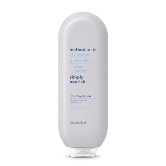 Method Daily Lotion, Simply Nourish, Moisturizer for 24 Hours of Hydration, 13.5 fl oz (Pack of 1) Beauty & Personal Care Method