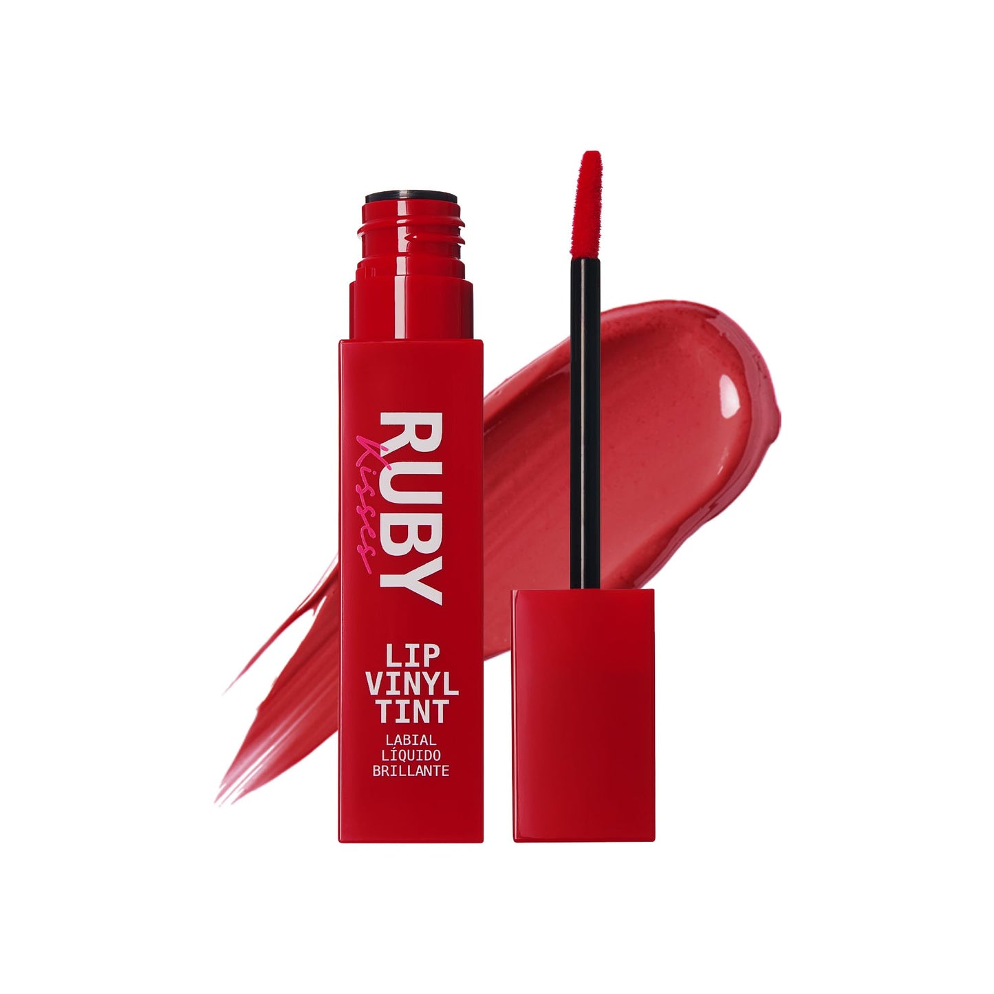 Ruby Kisses Lip Vinyl Tint - High-Pigment, Transfer-Proof, Smudge-Proof Liquid Lipstick, Soft-Satin Shine, Lightweight Makeup, Long-Lasting Lip-gloss Beauty & Personal Care Ruby Kisses