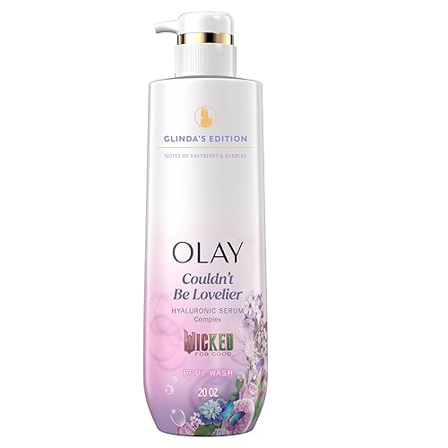 Olay Body Wash for Women, Couldn't Be Lovelier Glinda's Edition, Intensely Hydrating & Renewing, Pro-Hyaluronic Acid Serum with Vitamin B3, For All Beauty & Personal Care Olay