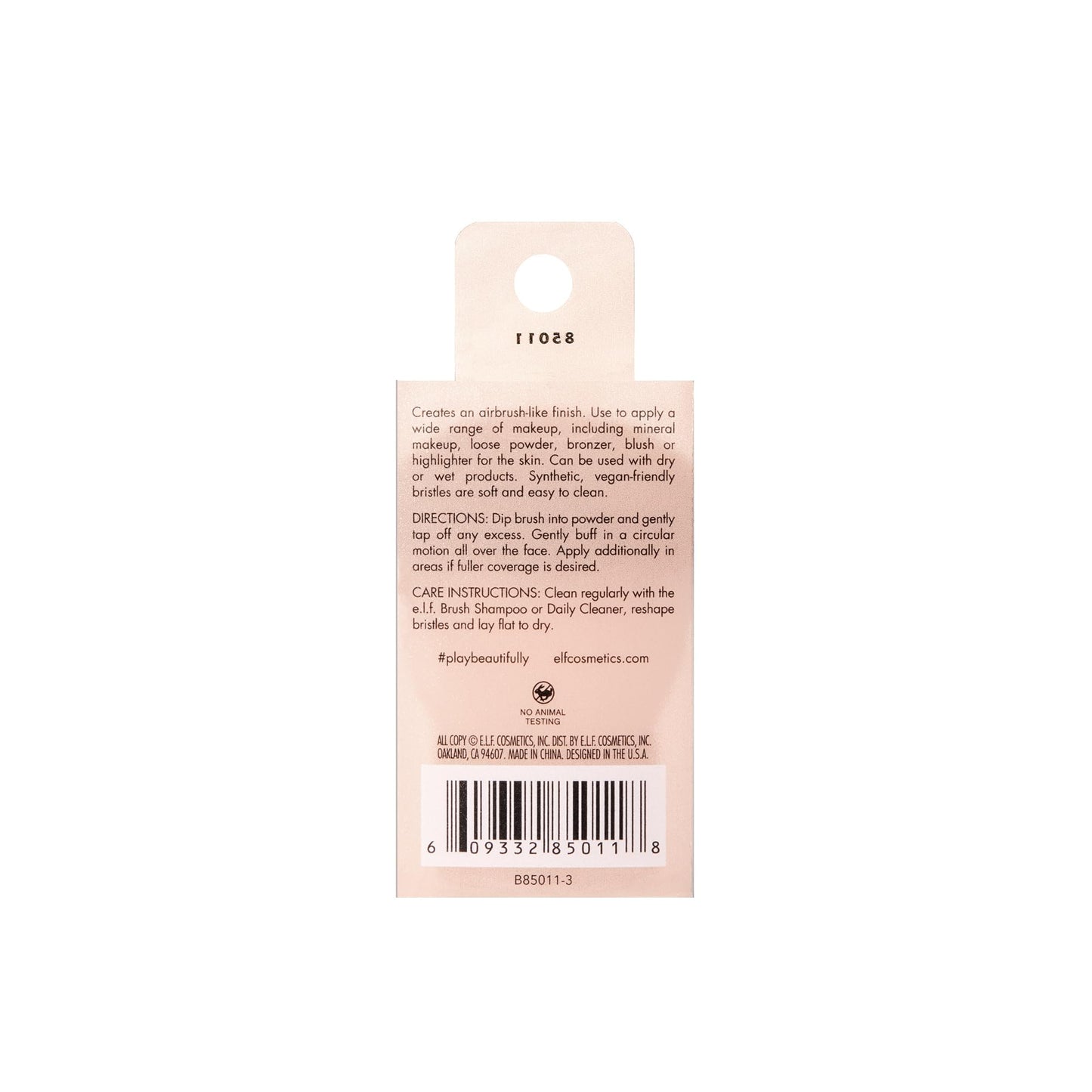 e.l.f. Kabuki Face Brush for Precision Application, Synthetic Beauty & Personal Care e.l.f.
