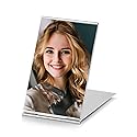 MIRRORNOVA Mirrornova Folding Mirror, Compact Ultra-Slim Small Portable Travel Size Makeup Mirror (Aluminum Shell, 3.3inch) Beauty & Personal Care MIRRORNOVA