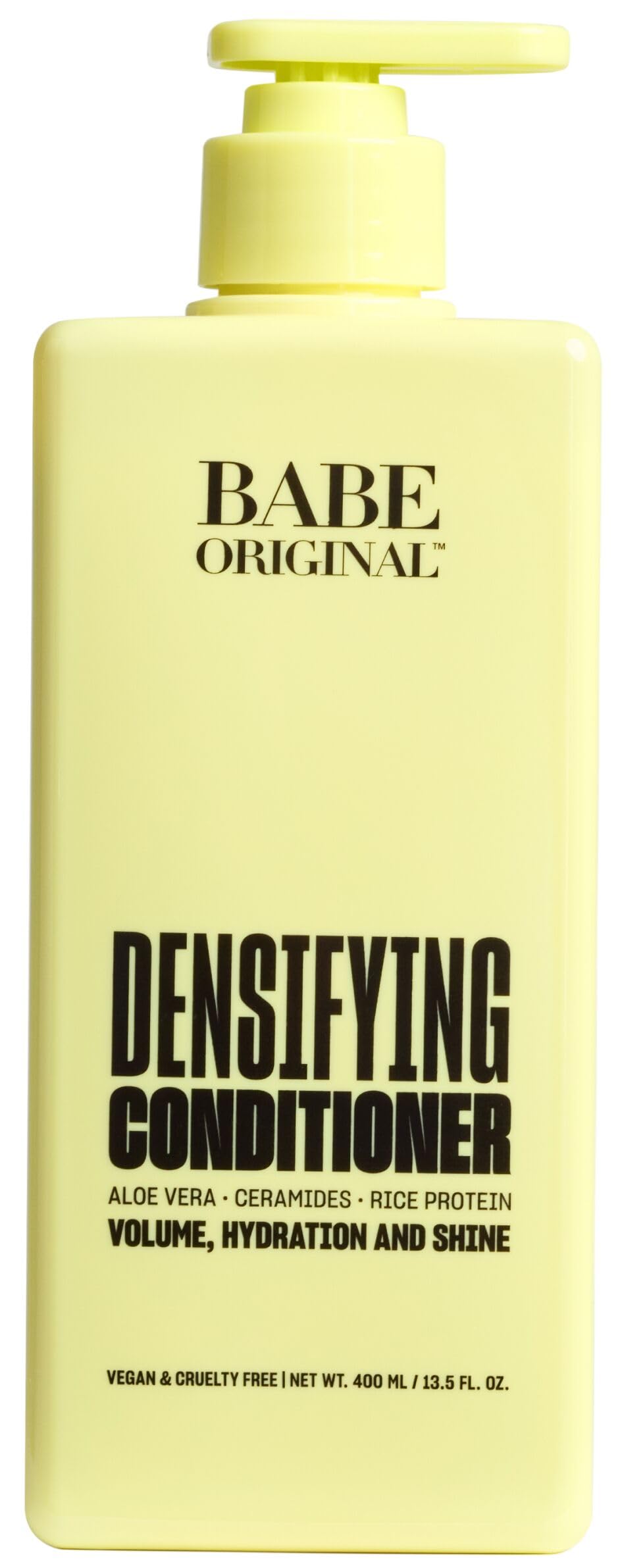 BABE ORIGINAL Locks Densifying Hair Conditioner, Thinning Hair Solution, Promotes Thickness and Prevents Hair Loss, for Fuller, Thicker Hair, Cruelty Beauty and Personal Care BABE ORIGINAL