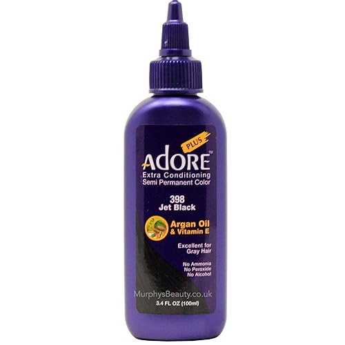 Adore Plus #398 JET BLACK 3.4 FL OZ Beauty & Personal Care ADORE COSMETICS