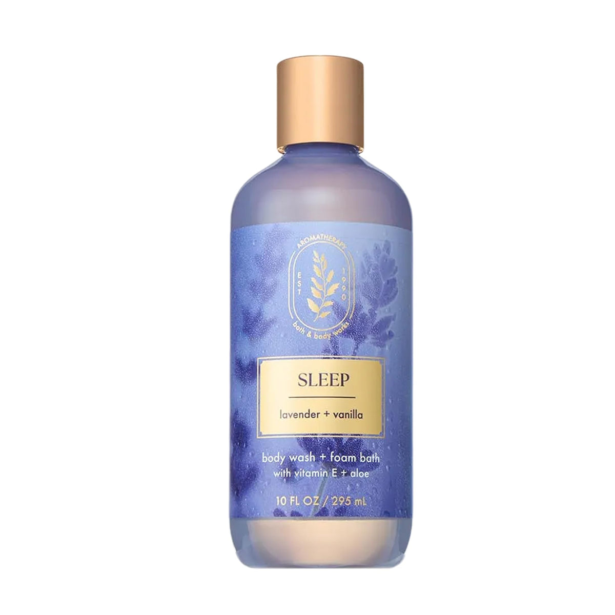 Bath & Body Works Lavender Vanilla Body Wash & Foam Bath, Aromatherapy Cleanser with Vitamin E & Aloe, Non-Drying & Gentle for Daily Use, 10 fl oz - 1 Beauty & Personal Care Bath & Body Works