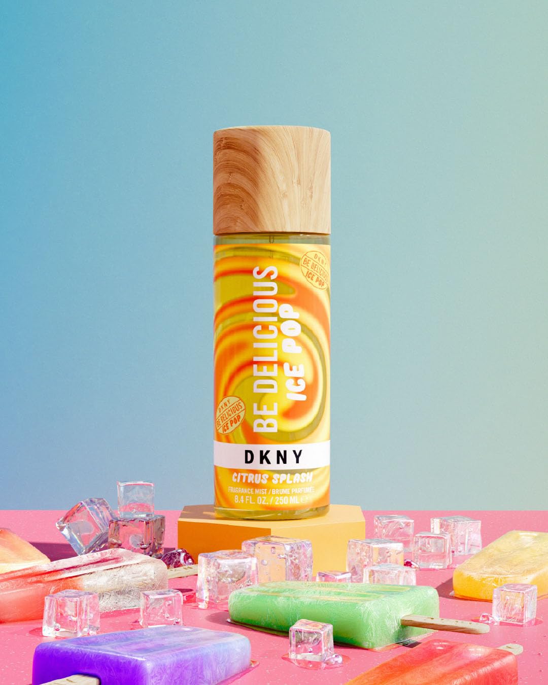 DKNY Be Delicious Ice Pop Fragrance Mist For Women, Citrus Splash, 8.4 Fl. Oz. Beauty & Personal Care DKNY