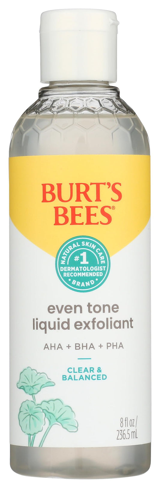 Burts Bees, Liquid Exfoliant Clear and Balanced Even Tone, 8 Fl Oz Beauty & Personal Care Burt's Bees