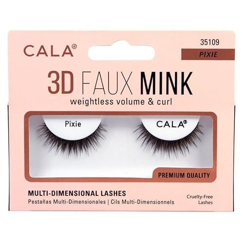 3D FAUX MINK LASHES: PIXIE Beauty & Personal Care Cala