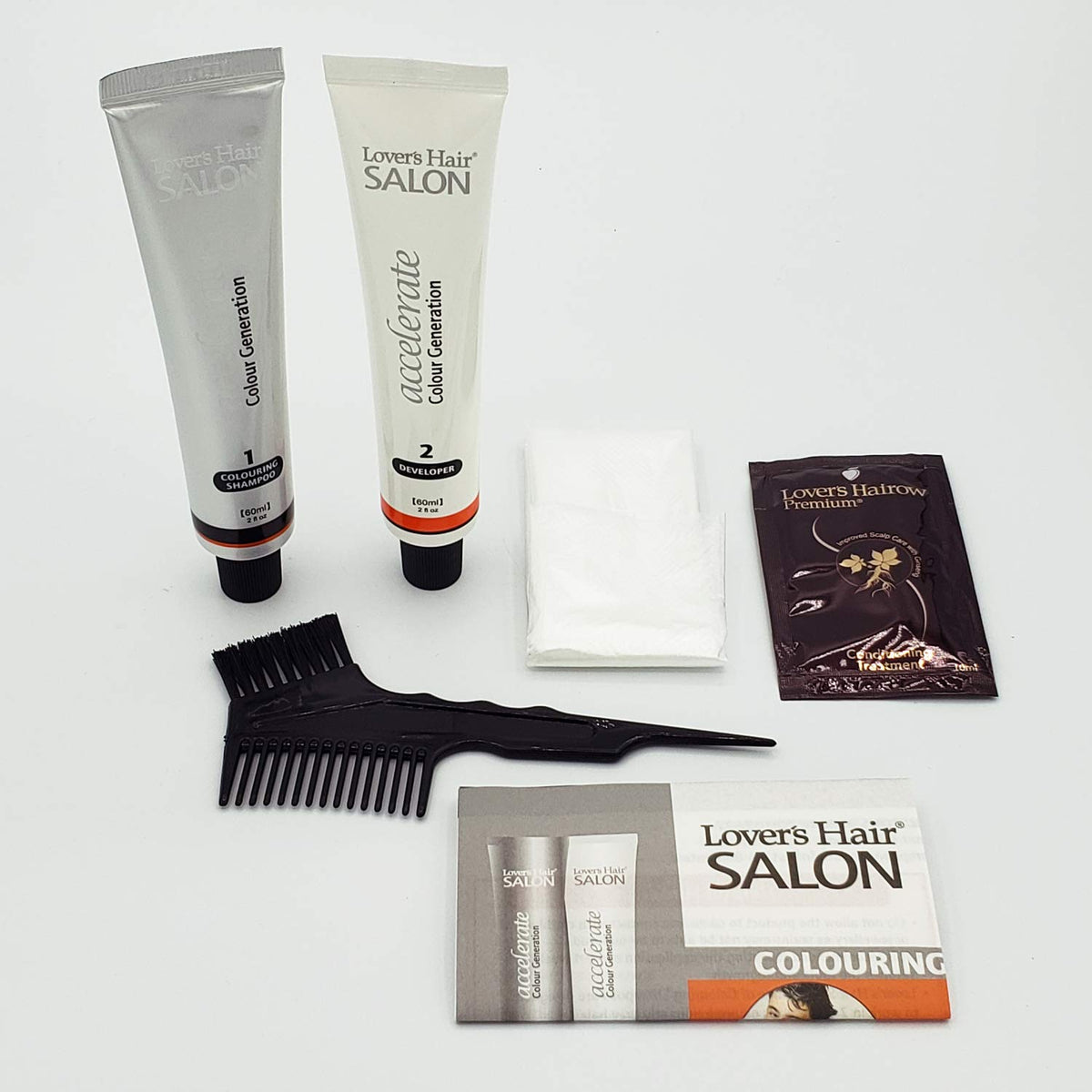 Lover's Hair Salon Colouring Shampoo - #1 Natural Black