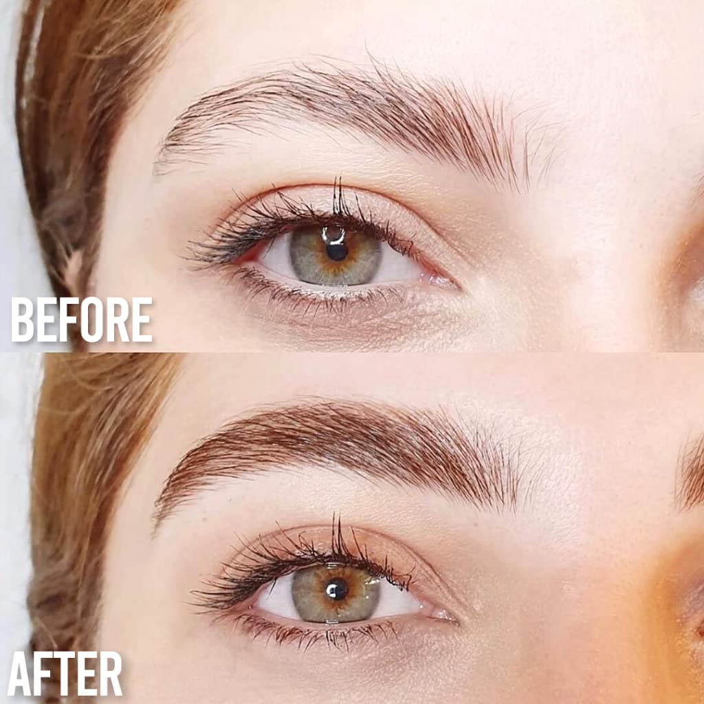 Eyebrow Serum - Brow Serum for Ticker, Longer and Fuller Brows - Visible Results after 4 weeks - Restore Natural Grow and Reduces Hair Loss - Vegan… Beauty & Personal Care Luxe Cosmetics