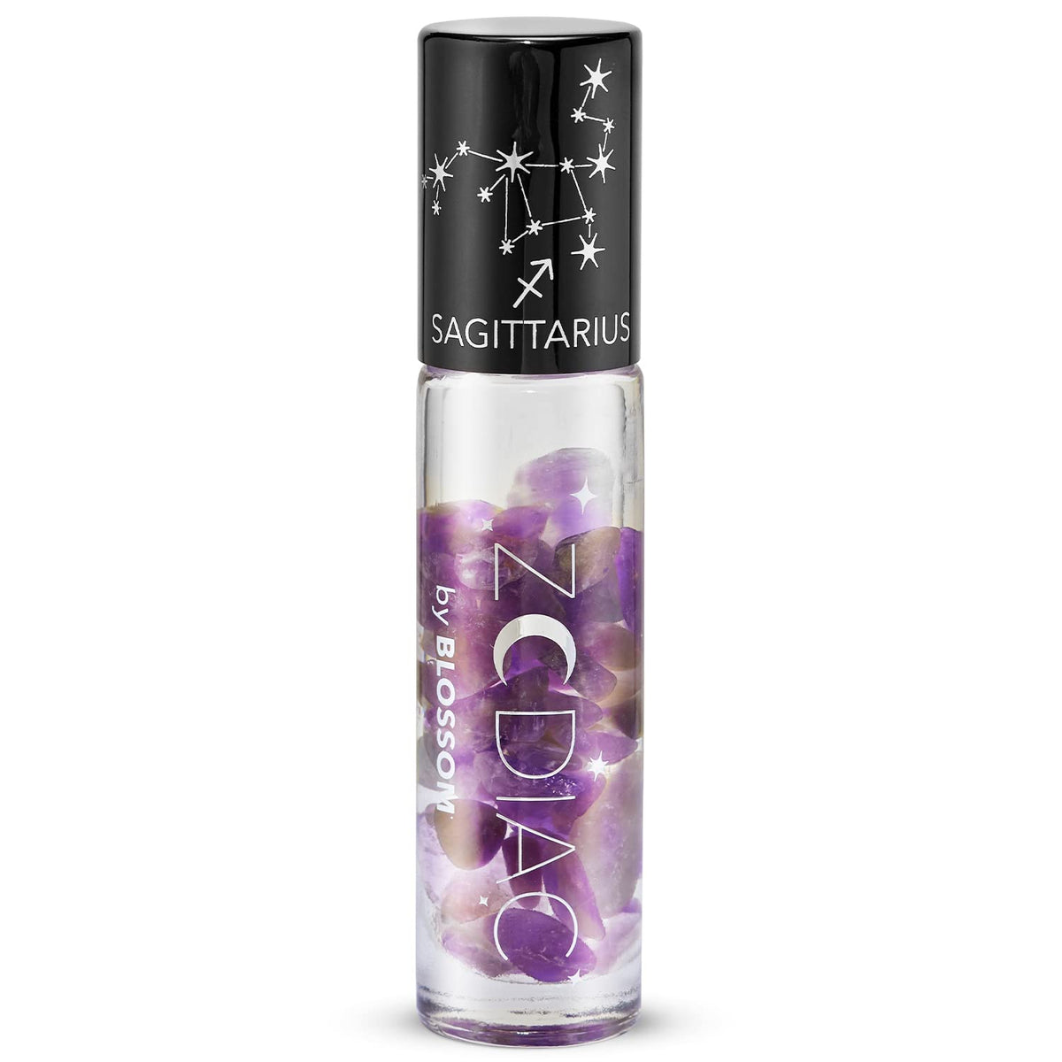 Blossom Lip Gloss Zodiac Sign Vanilla Scented Roll-On Lip Gloss, Moisturizing + Hydrating with Zodiac Crystals, Made in USA, 0.20oz, Sagittarius Beauty & Personal Care Blossom