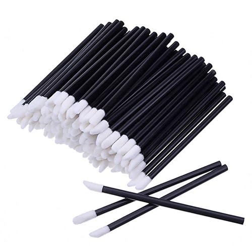 Pimoys Lip Brushes, 200Pcs/Set Disposable Lip Brushes Make Up Brush Lipstick Lip Gloss Wands Applicator Tool Makeup Beauty Tool Kits Beauty & Personal Care Pimoys