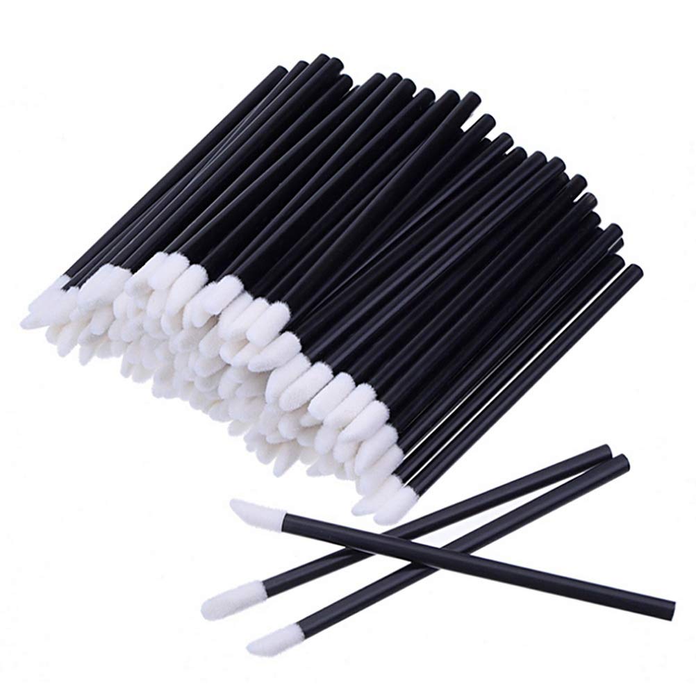 Pimoys Lip Brushes, 200Pcs/Set Disposable Lip Brushes Make Up Brush Lipstick Lip Gloss Wands Applicator Tool Makeup Beauty Tool Kits Beauty & Personal Care Pimoys
