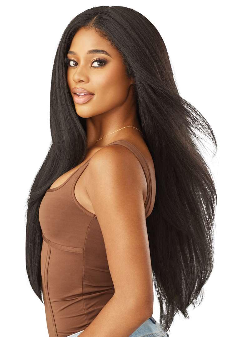Outre Melted Hairline - Kinky Soft Edges - Kinky Soft 1 (BROWN COPPER SWIRL)