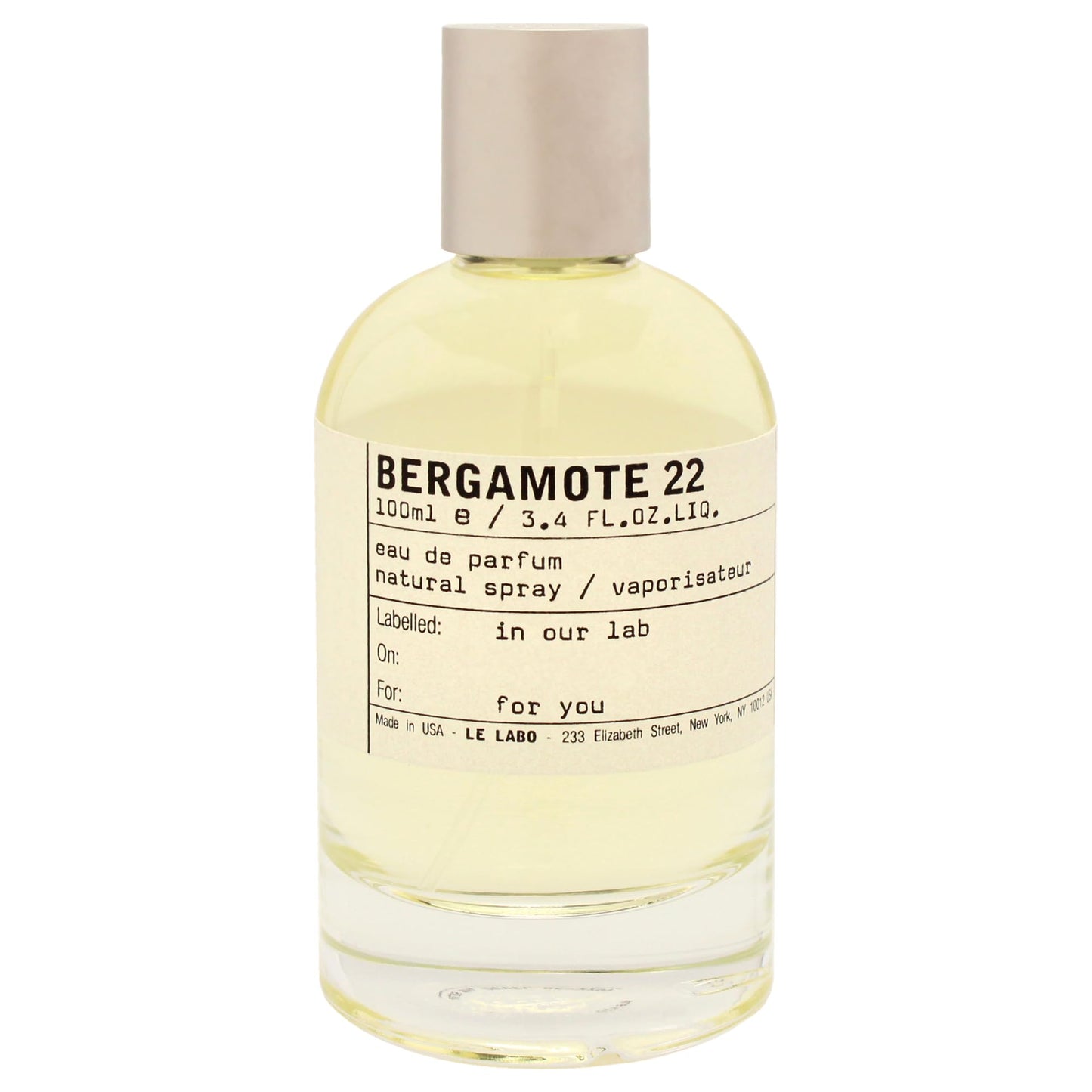 Bergamotte 22 by Le Labo for Unisex - 3.4 oz EDP Spray Beauty & Personal Care Le Labo