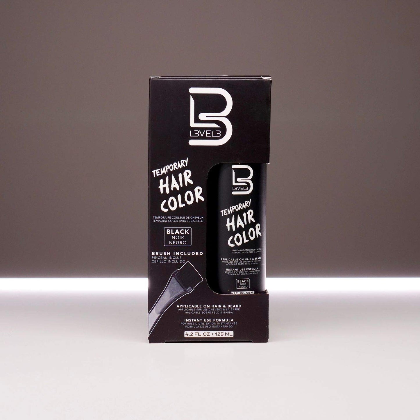 L3 - Temporary Beard Color - Full Beard in Minutes - Easy to Apply and No Mixing Required - Level 3 Natural Looking Black Dye Beauty & Personal Care L3