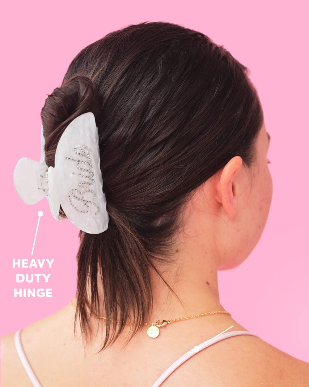 xo, Fetti Bride Claw Clip, White Acrylic Hair Clip, Rhinestone Bride Logo | Bachelorette Party Decorations, Bridesmaid Gift, Bridal Shower, Wedding Beauty & Personal Care xo, Fetti
