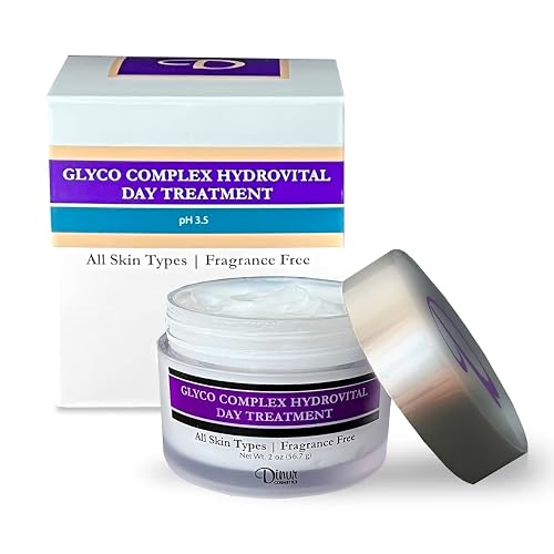 Dinur Cosmetics Glyco Complex Day Treatment Lightweight Moisturizing Cream with Glycolic Acid Exfoliating & Hydrating Formula for Smoother Radiant Beauty & Personal Care Dinur Cosmetics