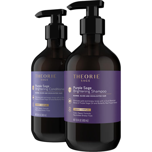 THEORIE 400 mL Shampoo & Conditioner Collection (THEORIE Sage Collection Hair Care Sets (Purple Sage 400 mL Shampoo & Conditioner Set)) Beauty & Personal Care Theorie