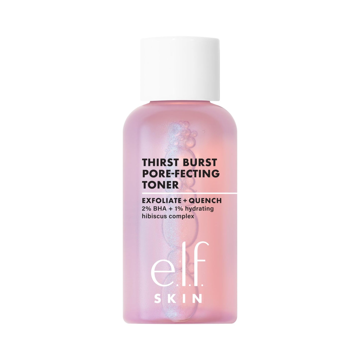 e.l.f. Thirst Burst Pore-fecting Toner Mini, Hydrating & Exfoliating for Face, Smooths, Plumps, Pore-Minimizing, Infused with Salicylic Acid, Vegan Beauty & Personal Care e.l.f.