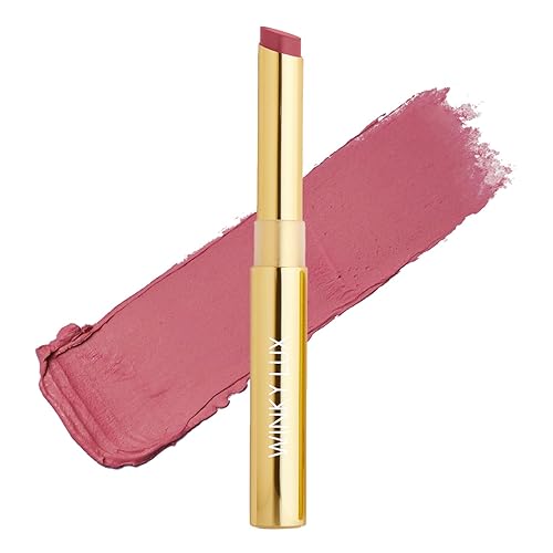 Winky Lux Skinny Plump Demi Matte Lipstick - Brownish Pink Lip, Natural Plump Lipstick, Weightless Long Lasting Soft Matte Lip Crayon, Infused with Beauty & Personal Care Winky Lux