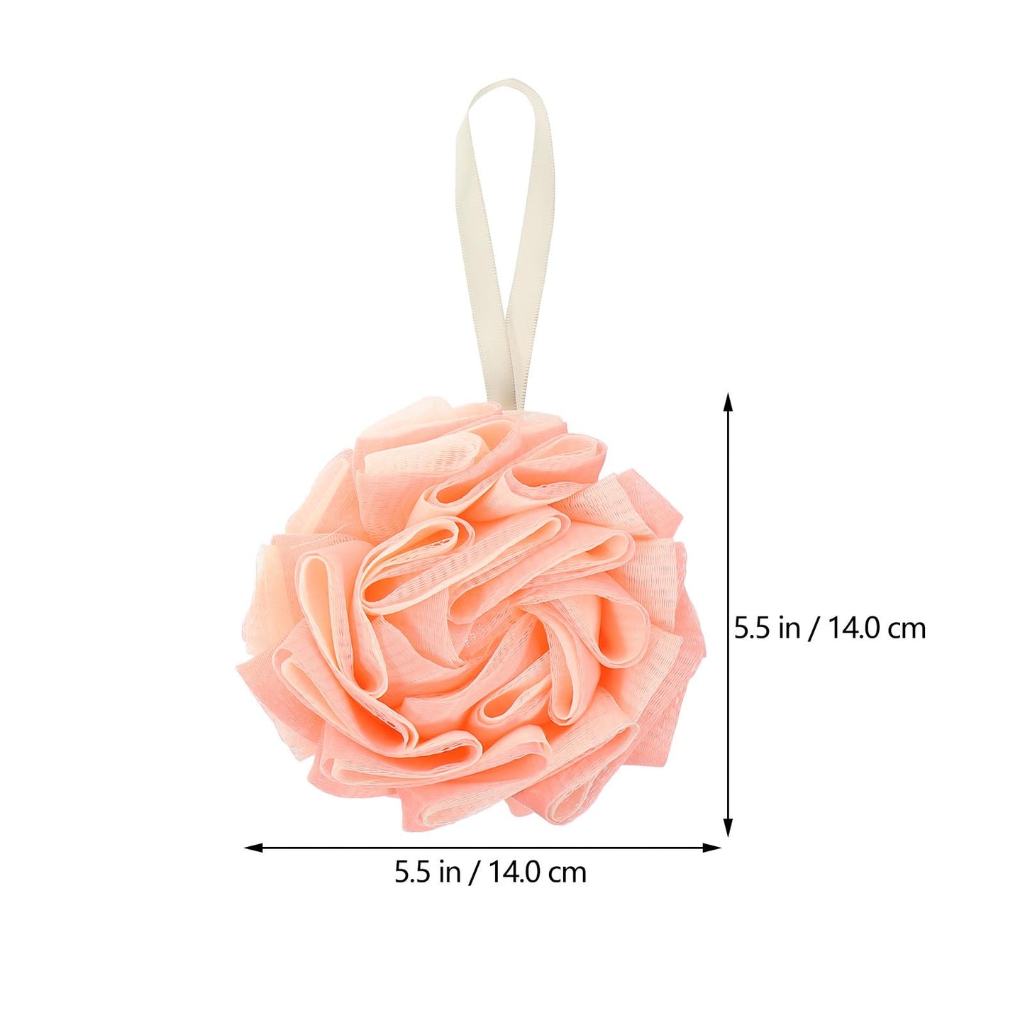 Homoyoyo 3pcs Large Bath Loofah Shower Balls Exfoliating Bath Sponges Body Scrubbers Portable Shower Loofahs for Men and Women Random Color Beauty and Personal Care Homoyoyo