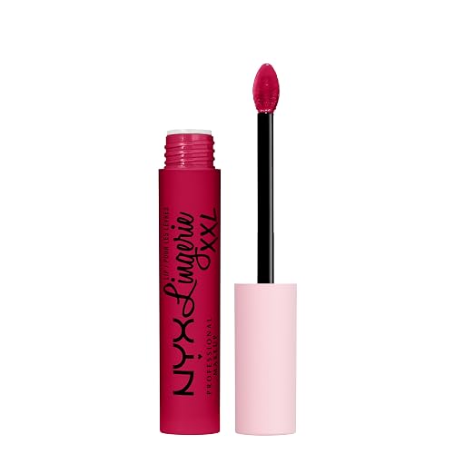 NYX PROFESSIONAL MAKEUP Lip Lingerie XXL Matte Liquid Lipstick - Stamina (Blue Red) Beauty & Personal Care NYX PROFESSIONAL MAKEUP